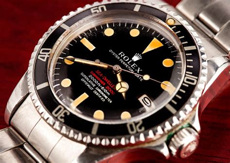 rolex double red sea dweller watch|Rolex 1665 double red mk4.